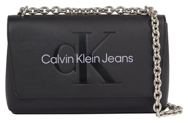 Calvin Klein Jeans Umhängetasche "SCULPTED EW FLAP CONV25 MONO"