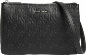 Calvin Klein Umhängetasche "CK MUST DBL CROSSBODY EMBOSSED"