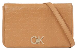 Calvin Klein Umhängetasche "RE-LOCK DOUBLE GUSETT XBODY-EMB"