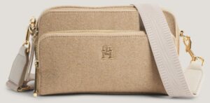 Tommy Hilfiger Mini Bag "ICONIC TOMMY CAMERA BAG WOOL" rosa