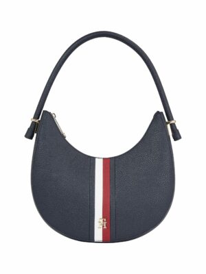 Tommy Hilfiger Schultertasche "TH EMBLEM SHOULDER BAG CORP" blau